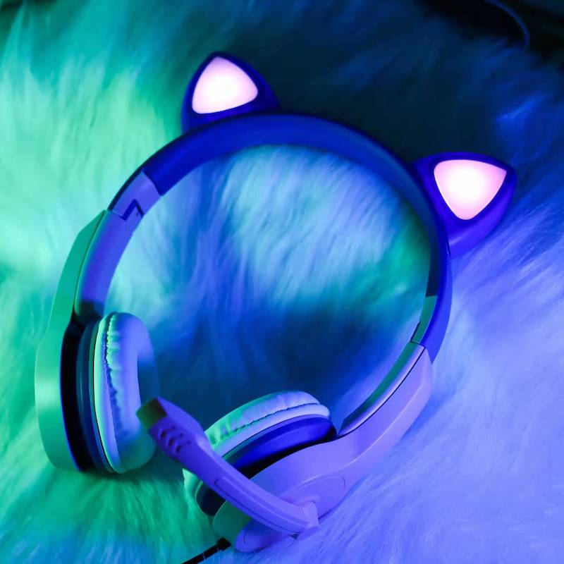 Cat Ear Headphones Wired