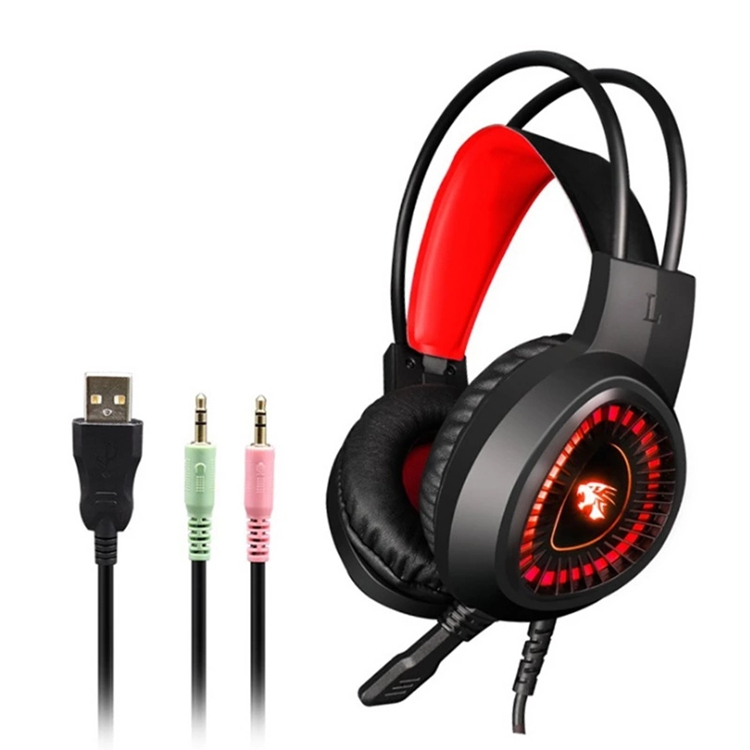 Headphone Gamer LED Headset Gaming with Mic