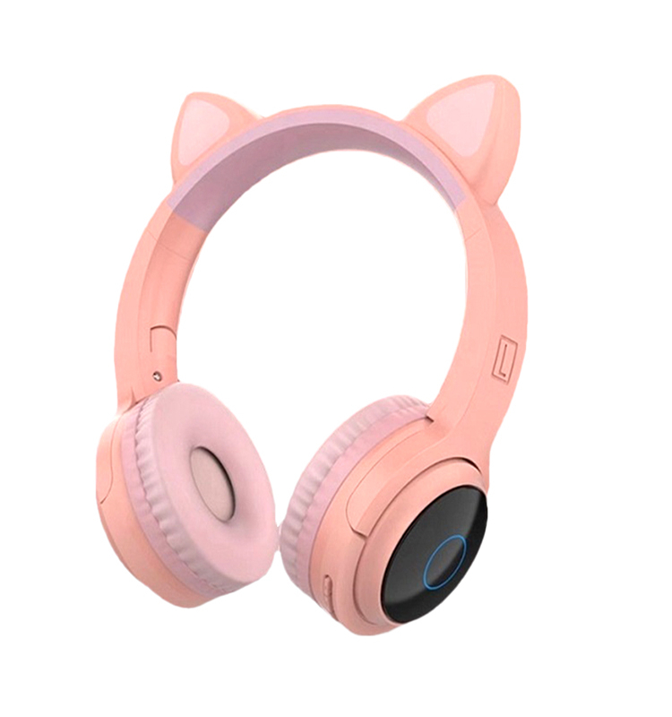 Headphones Over the Head Wireless Cat ear Headset